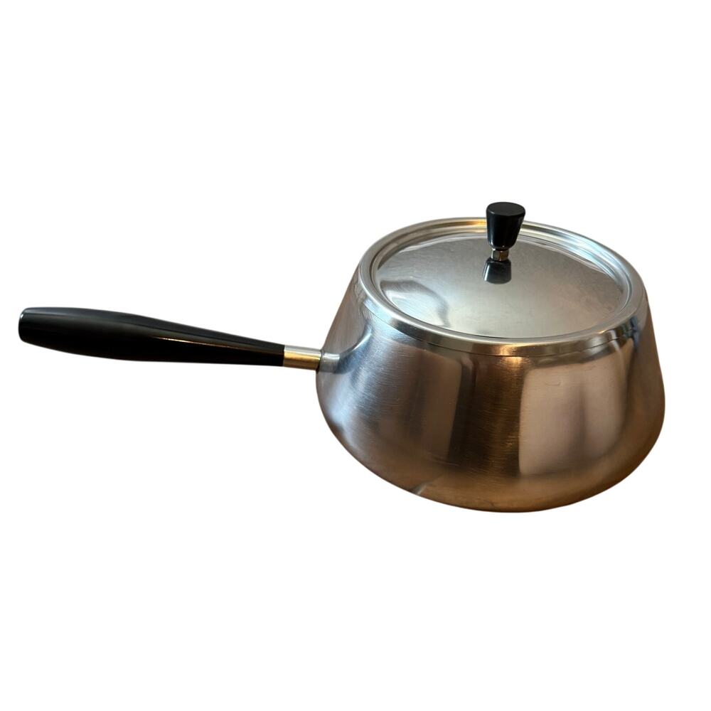 Vintage Spring Inox 18/8 Switzerland Fondue Stainless Steel W/ Lid